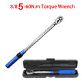 5-60N.m Torque Wrench 3/8 Inch Square Drive Torques Key ±3% High Precision Torque Wrench Professional Bicycle Automotive Tool