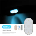 1 pc Multi Color Car Light Wireless LED Touch Light Roof Light Sensor Read Lamp Mini USB Charging Light Car Interior Accsesories